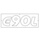 Naklejka Epsilon E90L